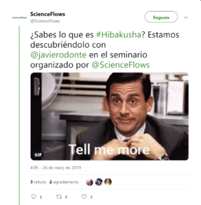 Hibakusha twitter ScienceFlows